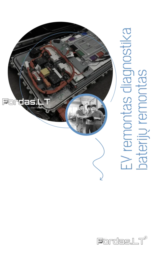 Kas yra Ford hibridų ir EV remontas ir kada jis reikalingas?
Ford hibridų ir elektromobilių (EV) remontas atliekamas, kai atsiranda aukštos įtampos sistemos, baterijos, inverterio ar elektros valdymo komponentų sutrikimų. Dažniausi požymiai – sumažėjusi baterijos talpa, įspėjimai prietaisų skydelyje, įkrovimo problemos ar sumažėjusi automobilio galia. Tokiais atvejais būtina atlikti specializuotą diagnostiką ir remontą servise, turinčiame aukštos įtampos sistemų įrangą ir patirtį